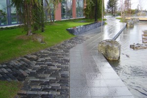 Antique Granite Cobblestone with Granite paving (13)